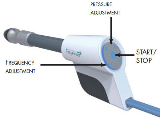 Pagani HC SWT Shock Wave physiotherapy device usage guide